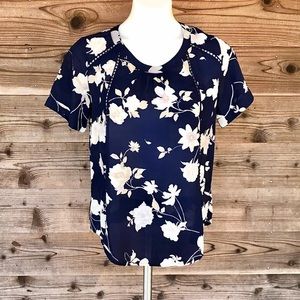 Sienna Sky 02CT1793 Short Sleeve Blouse Sm